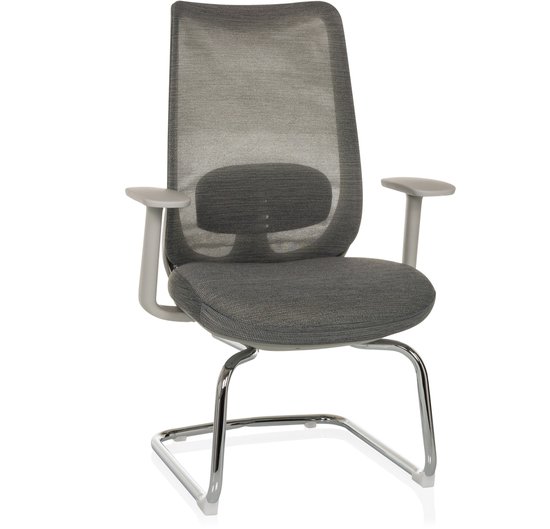 Vergaderstoel / Klpastoel PRIORITY II Netstof / stof zwart hjh Vergaderstoel / Klpastoel PRIORITY II Netstof / stof zwart hjh