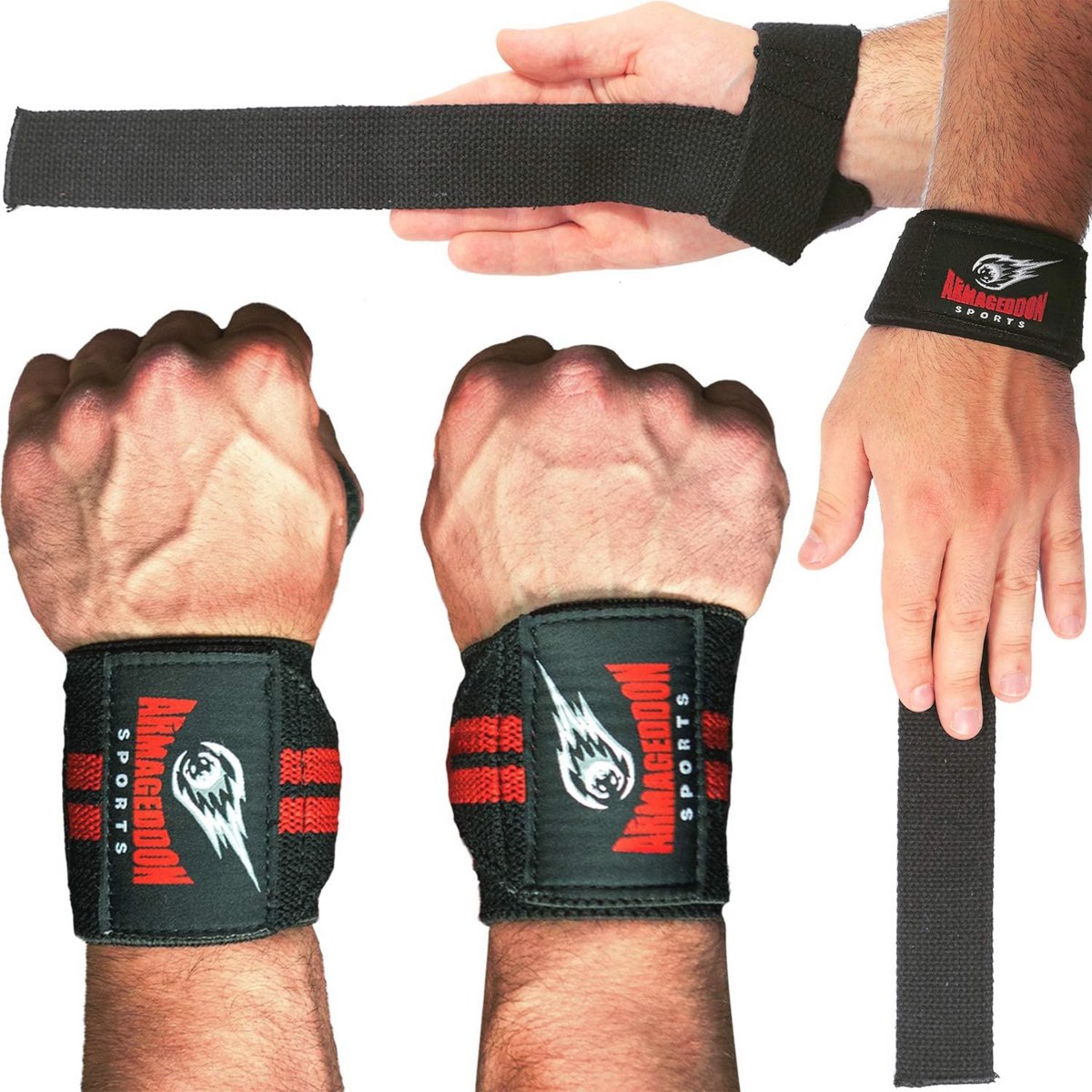Lifting Polsbanden en Polsbandjes voor Gewichtheffen en Fitness