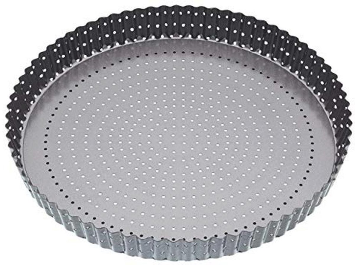 Antiaanbak Quiche-bakvorm 30 cm Rond - Perfecte Knapperige Korst