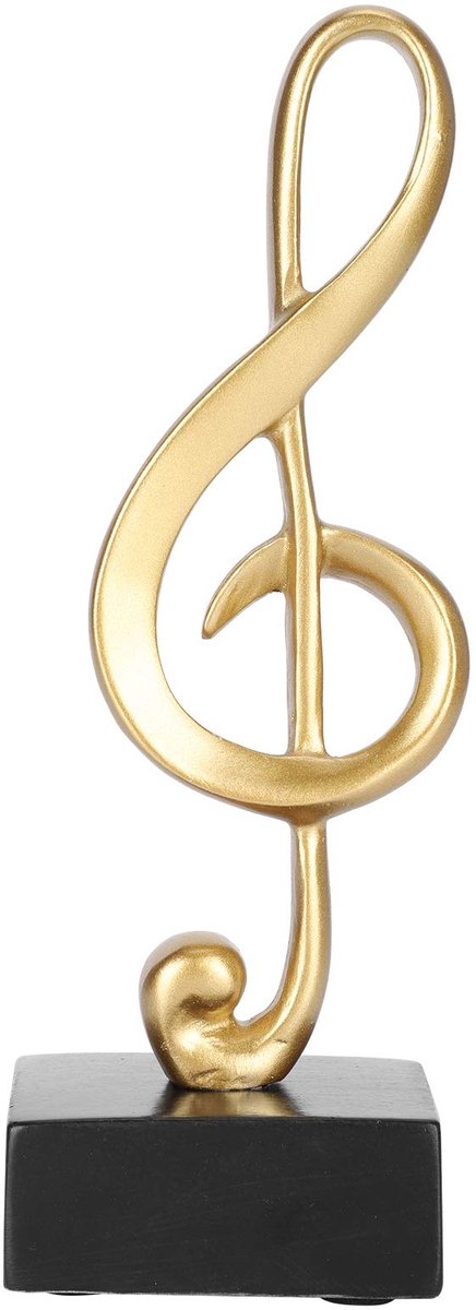 Muzieknootbeeld, muzieksymboolornamenten, bureaubladornament, kunstdecoratie, muziekcadeau, voor pianowinkel, bureaublad, slaapkamer, woonkamer, tv-kast