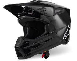 Alpinestars S-M3 Zwart Crosshelm - Helm