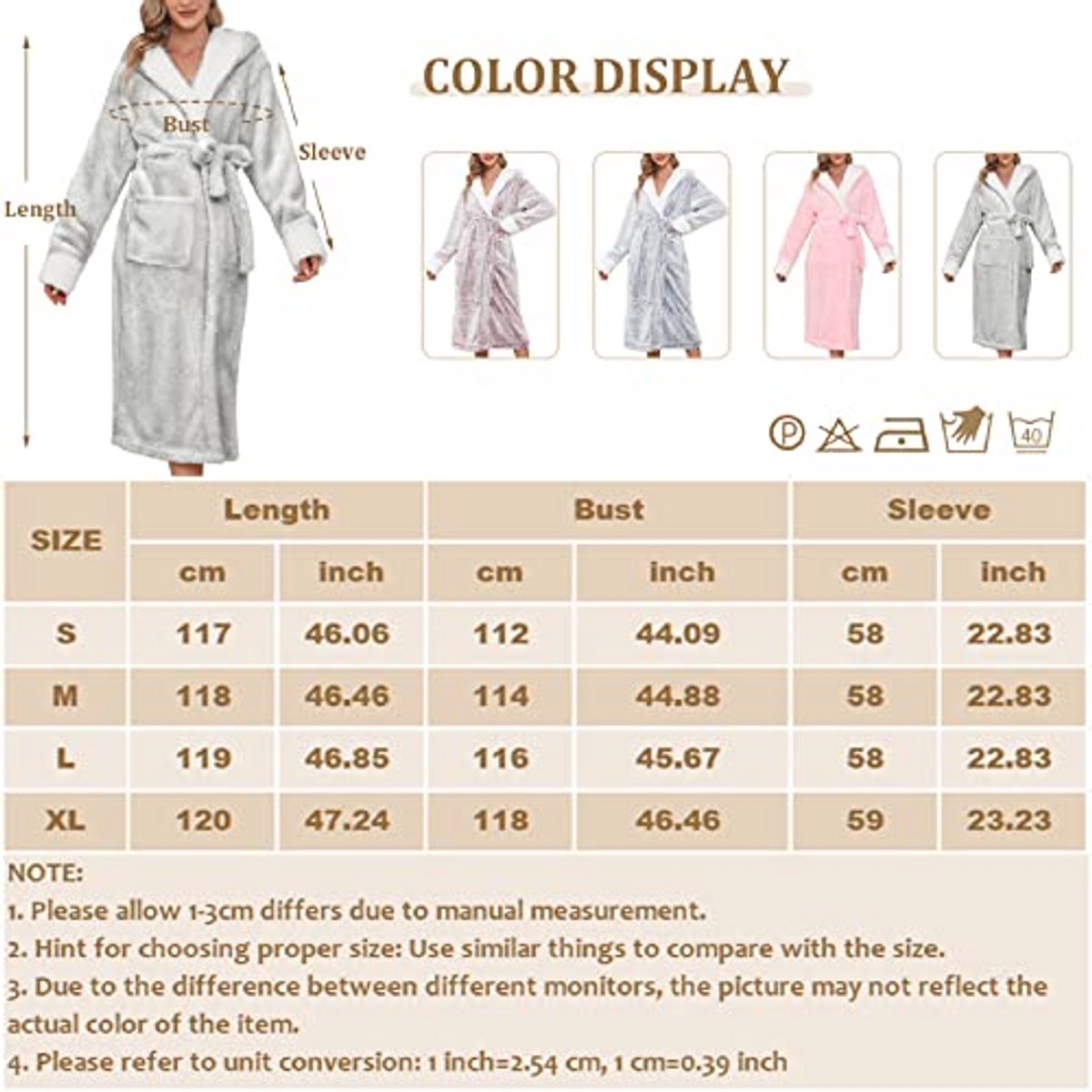 Dames Badjas met Capuchon - Zachte Pluche Loungewear