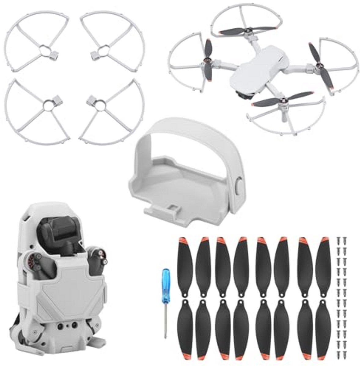 Lichte Propellerbeveiliging en Accessoireset voor Mini Drones - 16 Stuks