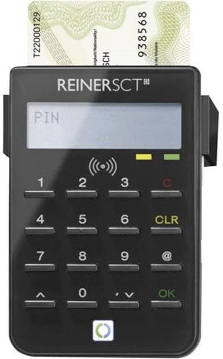 Chipkaartlezer voor veilig online bankieren met RFID technologie