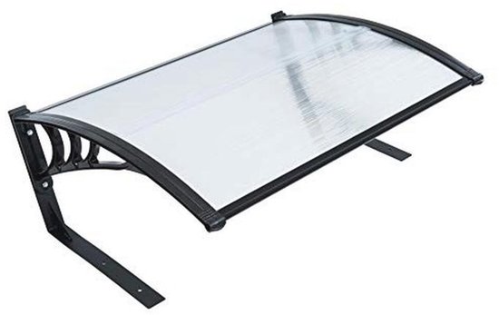 Robotmaaier garage met UV-bestendig polycarbonaat dak, waterdicht, 104x80x40 cm, inclusief grondpennen