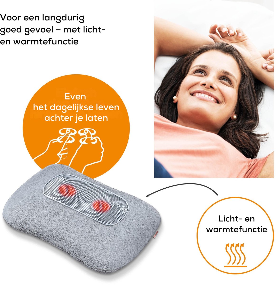 Beurer MG 145 Shiatsu Massagekussen - Infrarood - Verwarming - afbeelding 2
