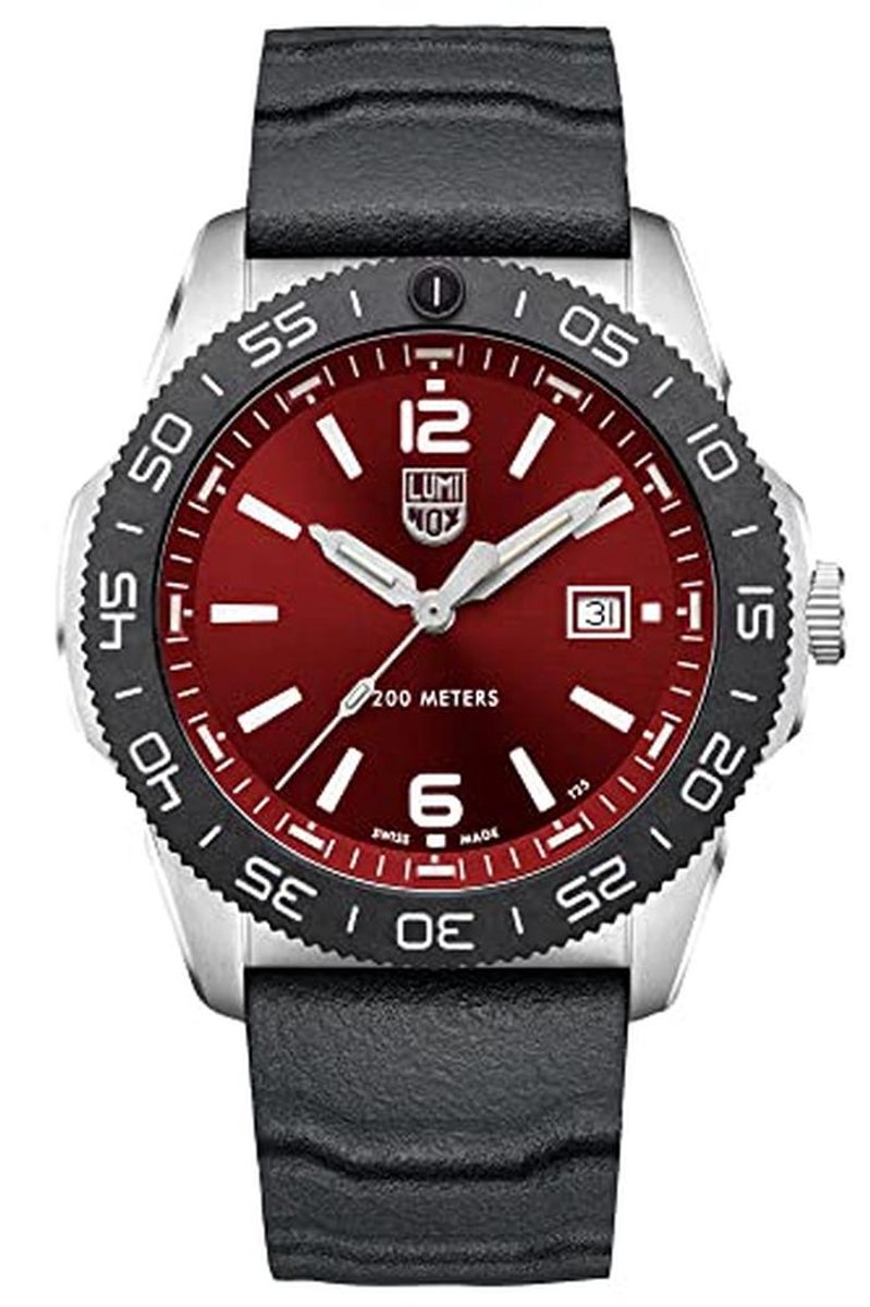 Mannen Analoog Zwitsers Quartz Horloge met Rubberen Band - Zilver