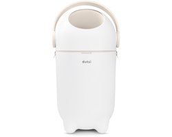 Dutsi - Design Luieremmer – 100% Geurvrij & Universeel – Ruimte voor 20 luiers - Incl. 40 Zakjes - Beige