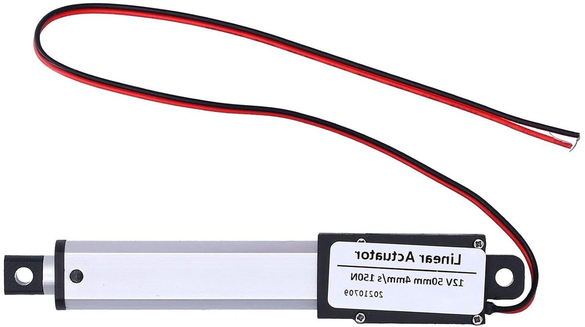 Cosensi - Lineaire Actuator 50mm Slag DC 12V met Eindschakelaar voor Automobielindustrieel - Hoge Snelheid en Laag Geluidsniveau