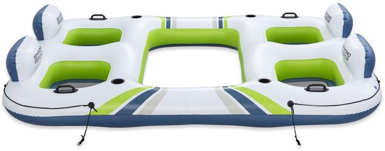 Hydro Force® Breeze Bloc™ Opblaasbaar Party eiland voor 4 Personen 2,91 m