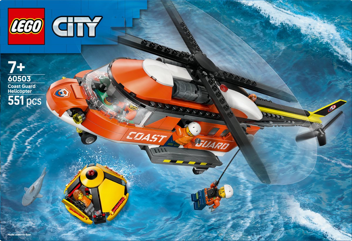 LEGO City Exploration - Kustwacht Helikopter - 60503 — afbeelding 12