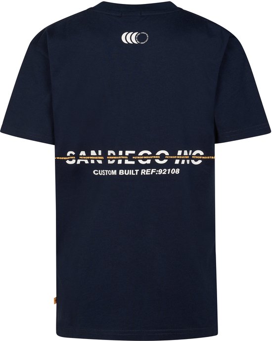 Petrol Industries - Jongens T-shirt met print Bala - Blauw - Maat 176