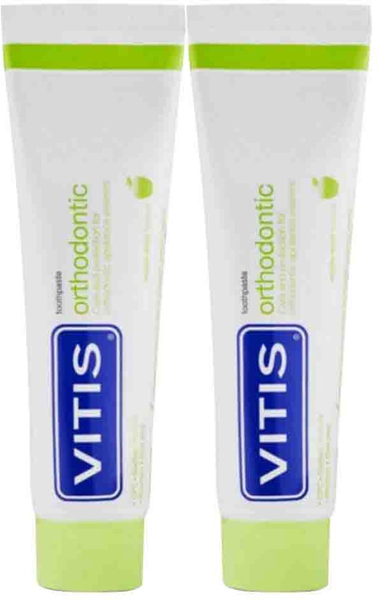Vitis Tandpasta Orthodontic - 2 x 75 ml - Voordeelverpakking