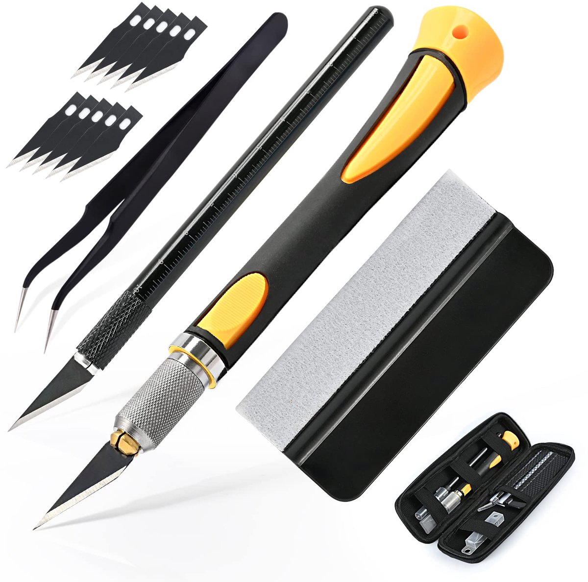 IMPERATORIS® Penmes - Hobbymes - Scalpelmes - Hobby Mesjes voor Boetseren - Ergonomisch Handvat - 2 Stuk