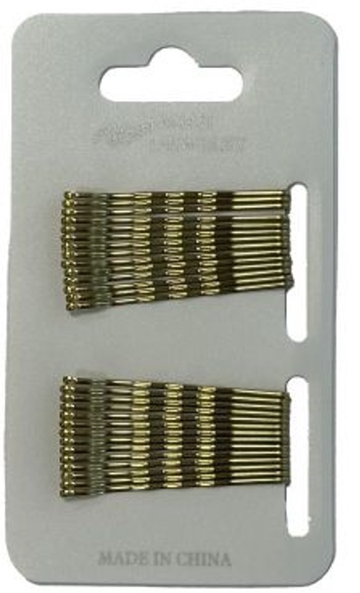 Haibu Haarschuifjes Goud 5cm-28st
