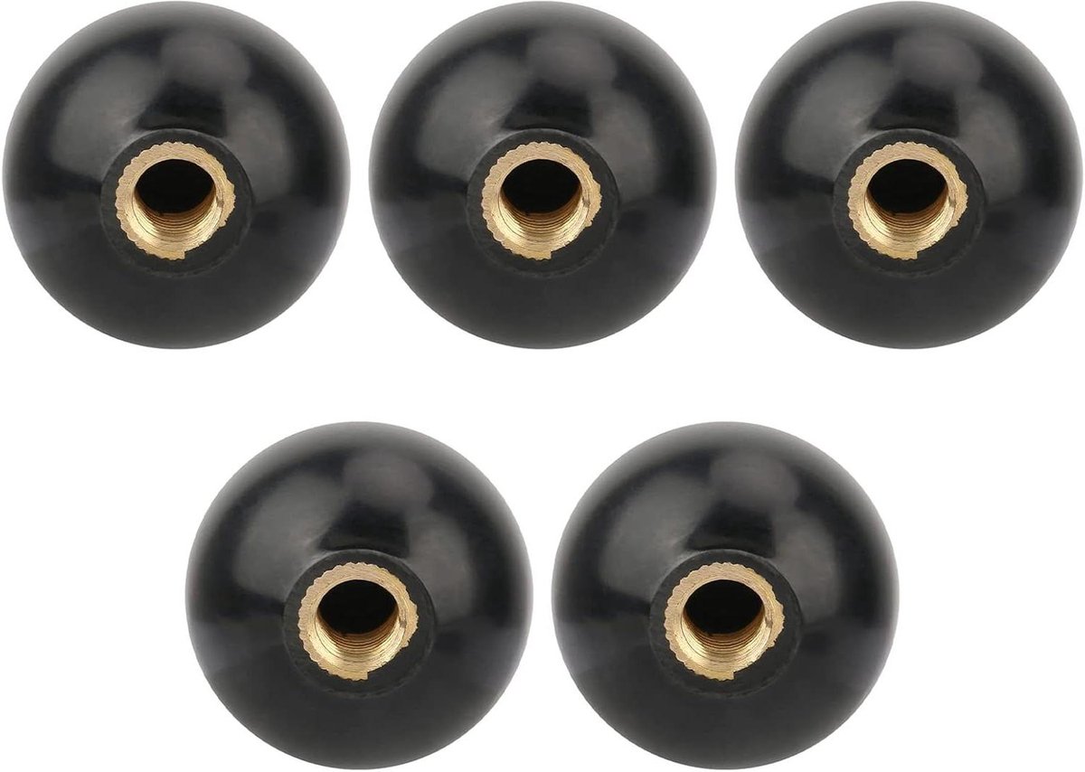 Cosensi - Kogels met Schroefdraad M10 x 35mm Draaiknop - Set van 5 - Geschikt voor Gereedschapsmachines