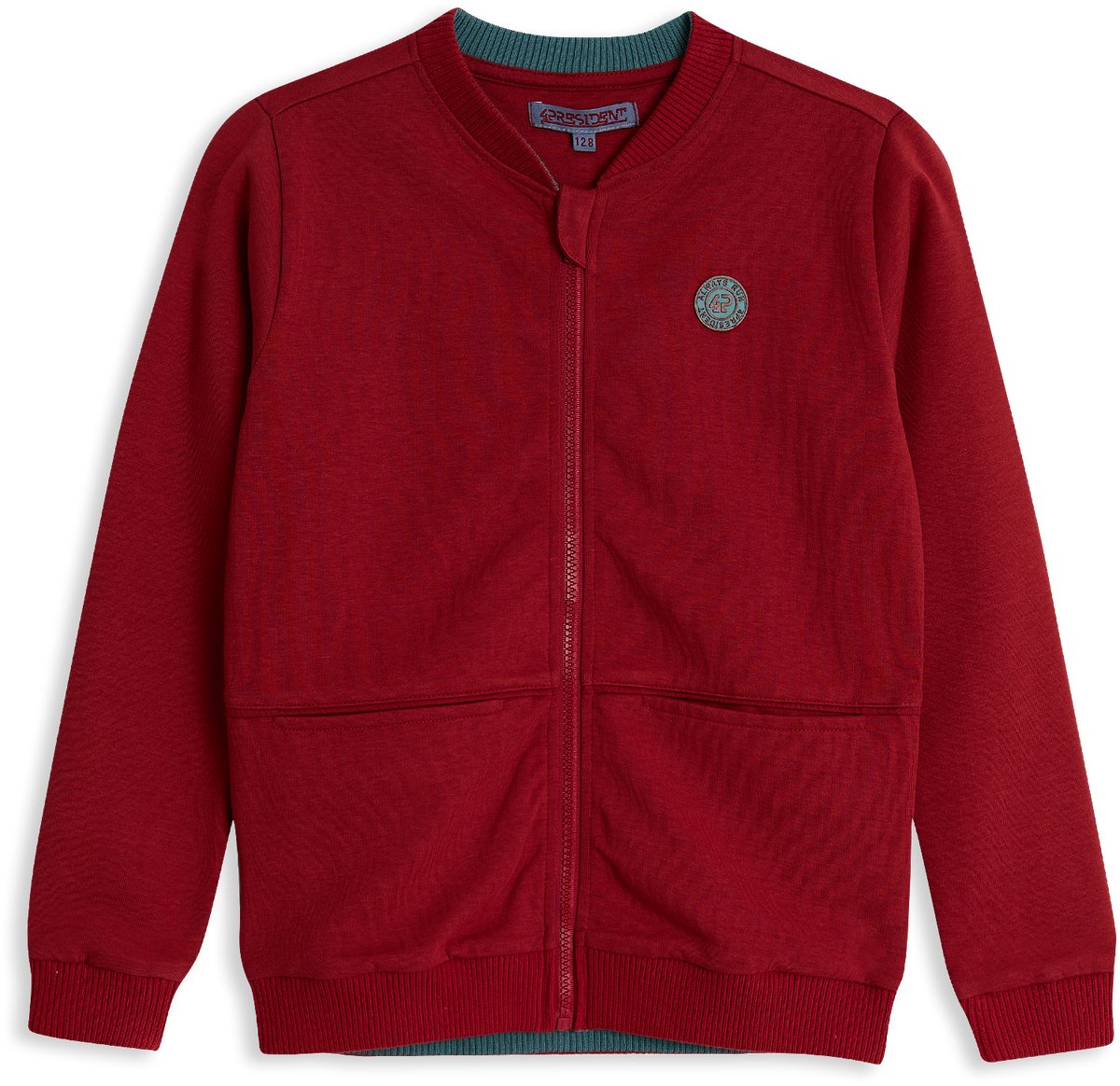 4PRESIDENT Sweater jongens - Red - Maat 140 - Jongens trui