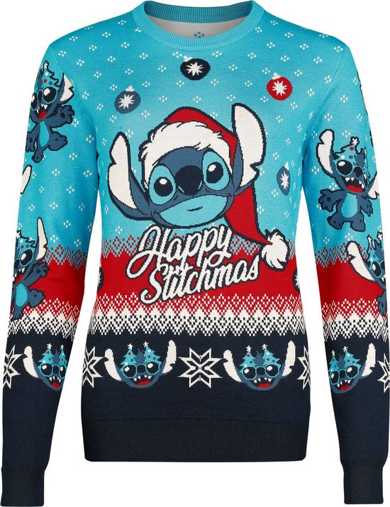 Pull de Noël Lilo & Stitch Happy Stitchmas pour femme - multicolore - L