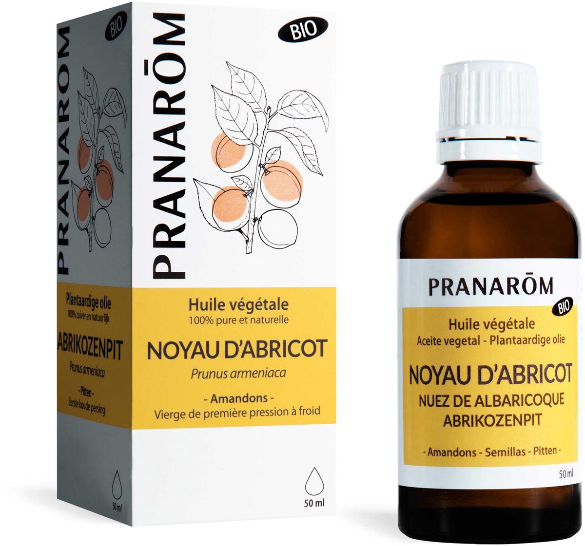 Pranarom - Abrikozenpit - Bio - Bio - 50 ml