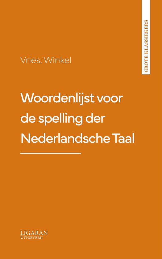 Woordenlijst voor de spelling der Nederlandsche Taal - cover