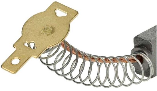 2x Koolborstels - motorkoolstof - schuurkoolstof 6,3 mm x 11 mm x 32 mm