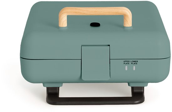 CREATE - Tosti-ijzer, grill en wafelijzer met verwisselbare platen - Sage - Viervoudig - STONE STUDIO van CREATE — afbeelding 4