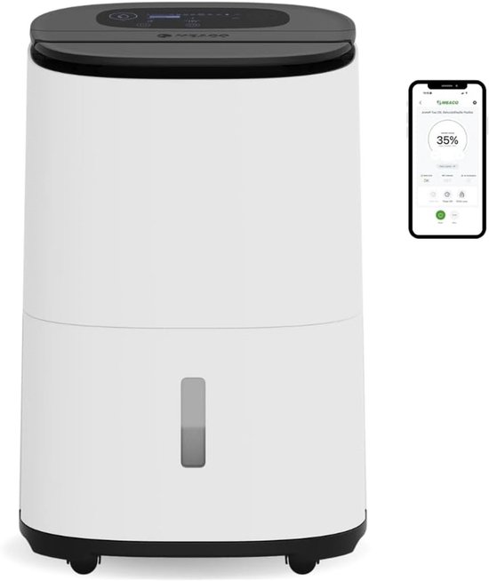 MeacoDry Arete Two 25L - Luchtontvochtiger - Ontvochtigt tot 25L per dag – Voor ruimtes tot 125 m² - Incl. wasdroogfunctie