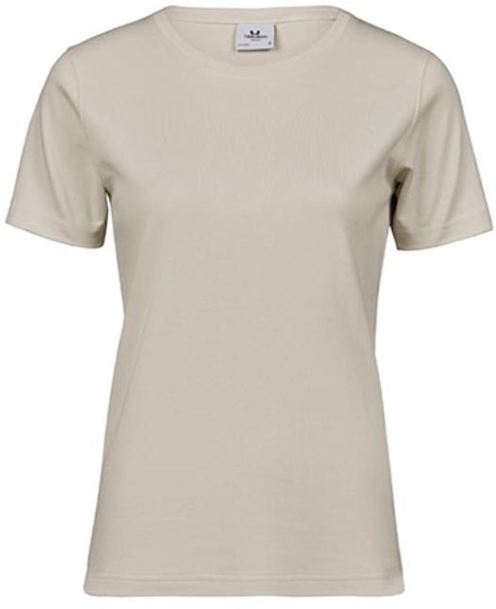 Tee Jays - Dames Interlock T-shirt - Cement maat XXL
