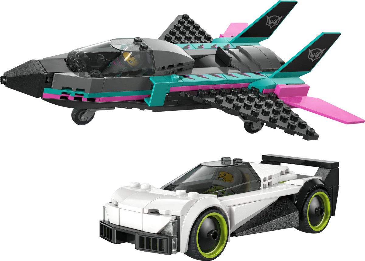 LEGO City Great Vehicles - 60489 - Straalvliegtuig vs. Sportauto — afbeelding 11