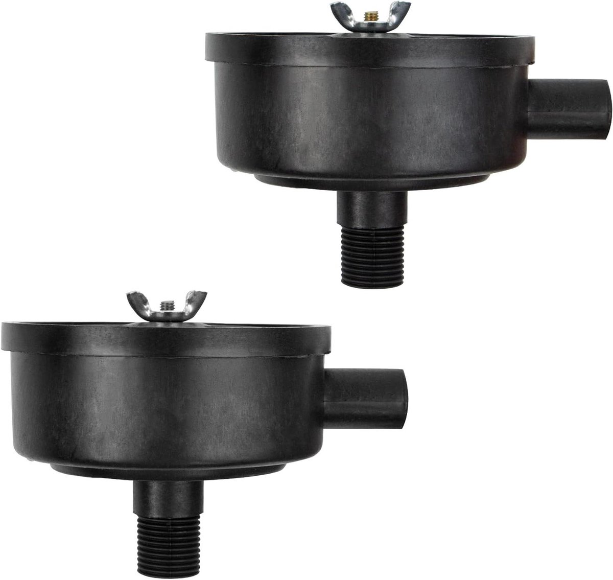 Ronte - Geluiddemper en luchtfilter set voor luchtcompressor - 2 stuks - 20mm - 1/2PT buitendraad - Filterpomp accessoires - Vervangende filters voor zuigercompressoren