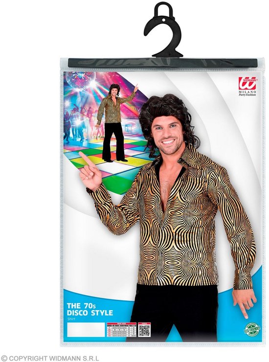 Costume des années 80 et 90 | Joe Disco Man exotique doré des années 70 | Petit moyen | Costume de carnaval | Déguisements