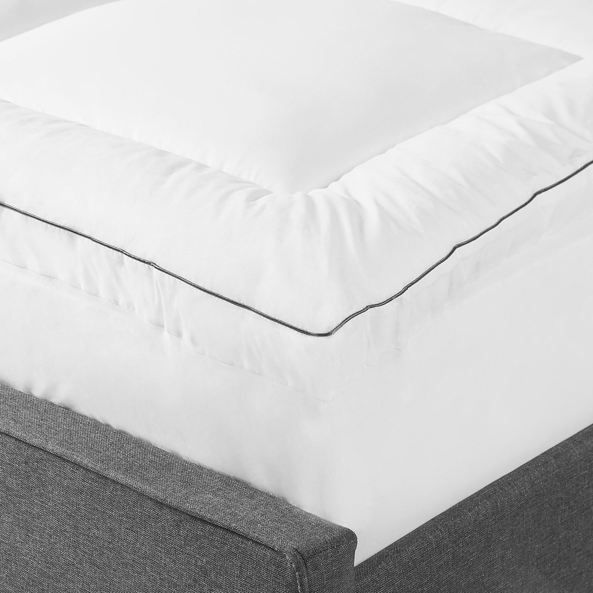 BELIANI MULHACEN - Matrastopper - Wit - 180 x 200 cm - Japara katoen