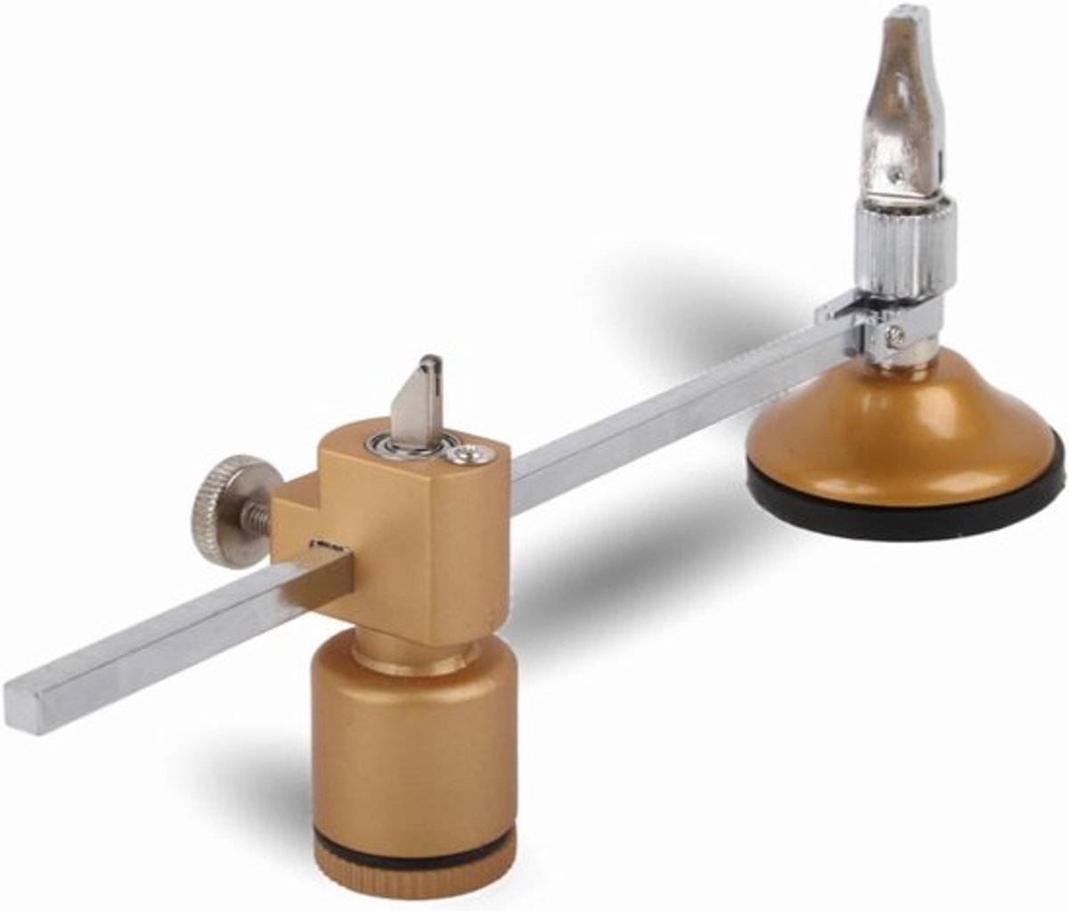 Professionele Glassnijder Cirkelglassnijder Met Zuignap - 40cm Glassnijder Cirkelsnijder voor Glazen - Glassnijden Tool met Kompassen