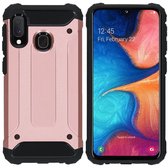 iMoshion Rugged Xtreme Backcover Samsung Galaxy A20e hoesje - Rosé Goud