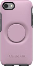 Otter + Pop Symmetry Case geschikt voor Apple iPhone SE (2020/2022)/8/7 - Mauveolous - Roze