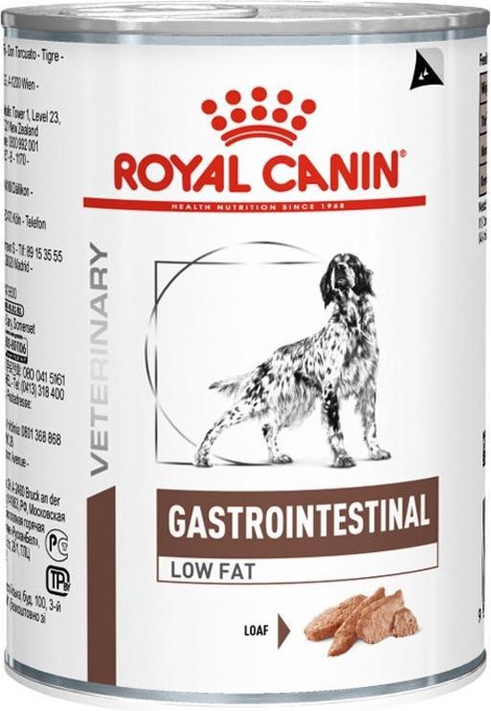 Bont vreugde Uitmaken Royal Canin Gastro Intestinal Low Fat blik hond 12x410 gr. | bol.com