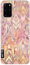 Casetastic Samsung Galaxy S20 Plus 4G/5G Hoesje - Softcover Hoesje met Design - Coral and Amethyst Art Print