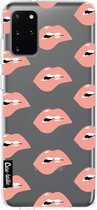 Casetastic Samsung Galaxy S20 Plus 4G/5G Hoesje - Softcover Hoesje met Design - Lips everywhere Print