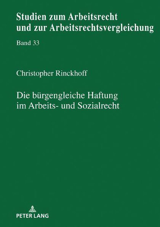 Studien zum Arbeitsrecht und zur Arbeitsrechtsvergleichung 3 ... - cover