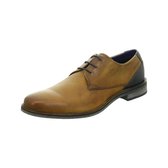 Bugatti heren veterschoen - Cognac - Maat 40