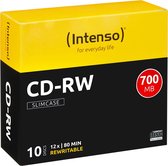 Intenso CD-RW 700MB / 80min, 12x 700 Mo 10 pièce(s)