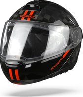 Schuberth C4 Pro Carbon Fusion Red Modular Helmet L