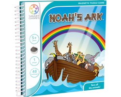 foto van SmartGames - Noah's Ark - magnetische denkpuzzel met 48 opdrachten - wilde dieren
