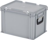 Koffer - Opbergbox - 400x300xH295mm - grijs