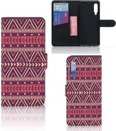 GSM Hoesje Xiaomi Mi 9 Bookcase Aztec Purple