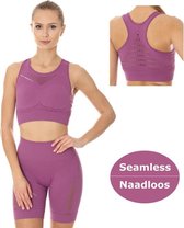 Brubeck Sport BH GYM - Naadloos Elegant en Stijlvol - Heather Pink M