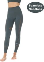 Brubeck Sportlegging Seamless GYM Dames - Functioneel Elegant en Stijlvol - Groen XL