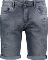 Cars Jeans Denim short Becker - Heren - Grey Used - (maat: XL)