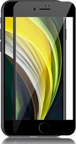 Tempered Glass Screenprotector Zwart Geschikt voor Apple iPhone SE 2020 / 2022
