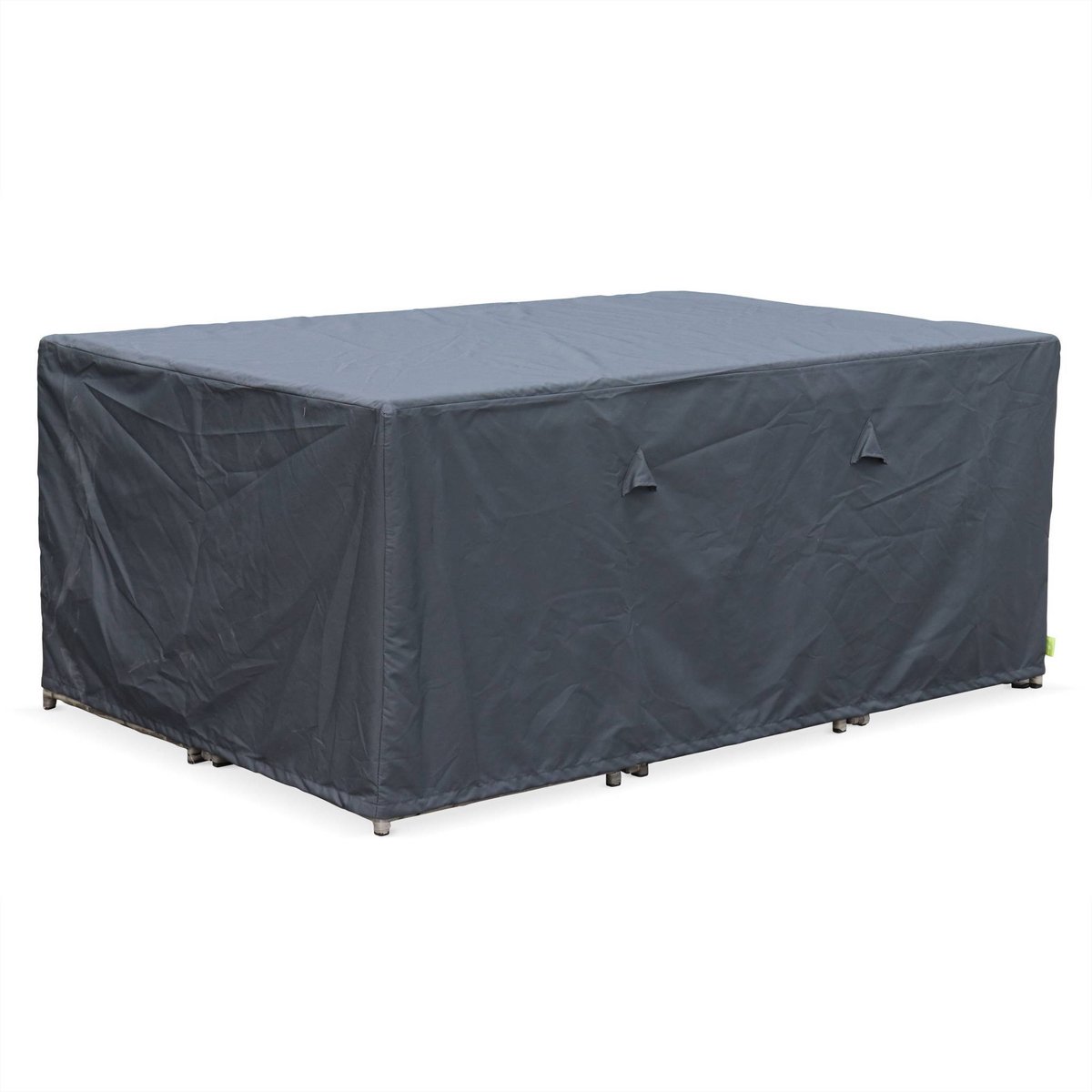 sweeek Beschermhoes 172x112cm donkergrijs polyester voor tuintafels vasto 10, vabo 10 en cubo 10
